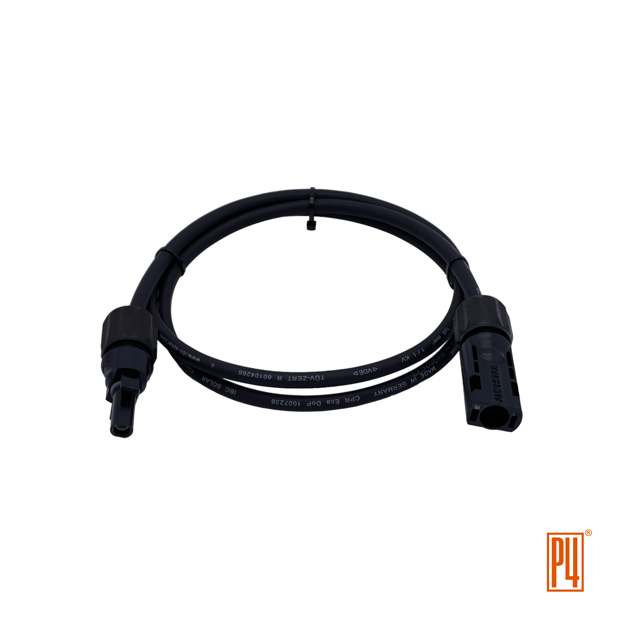 Solarkabel 50cm 6mm² Flachanschluss - Für Balkon Solarmodule PV