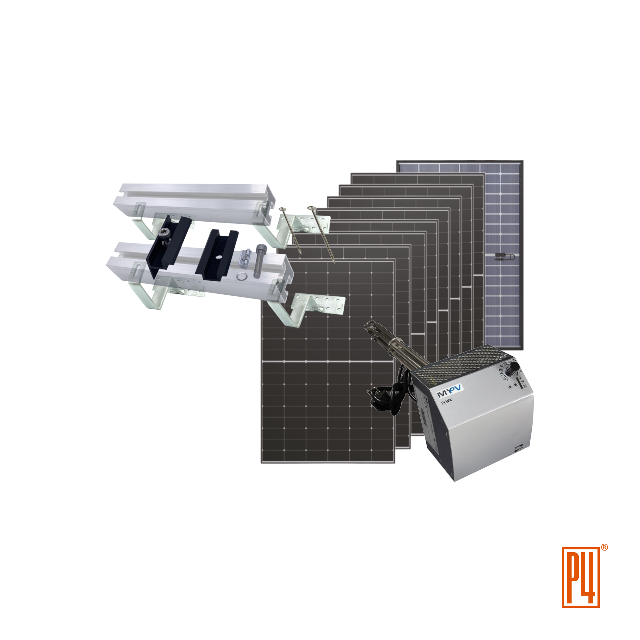MY - PV ELWA DC 3.480Wp, Heizstab 2.000W inkl. Unterkonstruktion kaufen